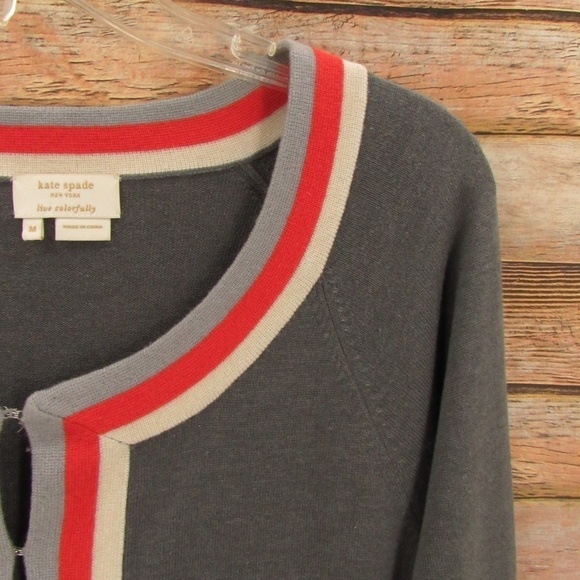 Kate Spade Front Hook and Loop Sweater M - Picture 2 of 16